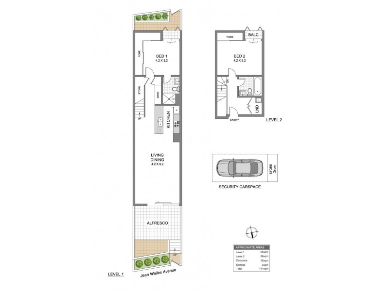 206/3 Jean Wailes Avenue, Rhodes NSW 2138 Floorplan