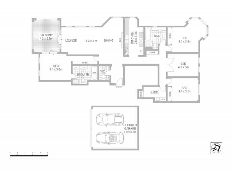 26/20 Phillips Street, Cabarita NSW 2137 Floorplan