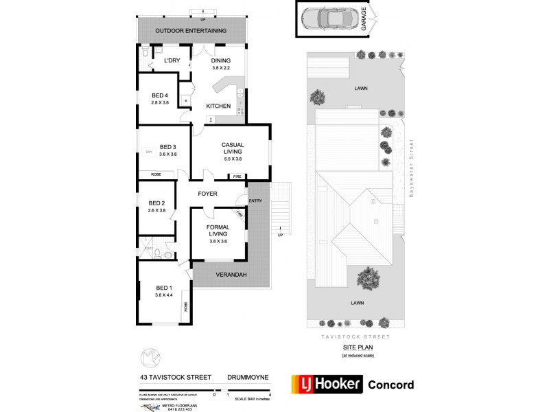 43 Tavistock Street, Drummoyne NSW 2047 Floorplan