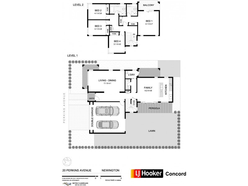 20 Perkins Avenue, Newington NSW 2127 Floorplan