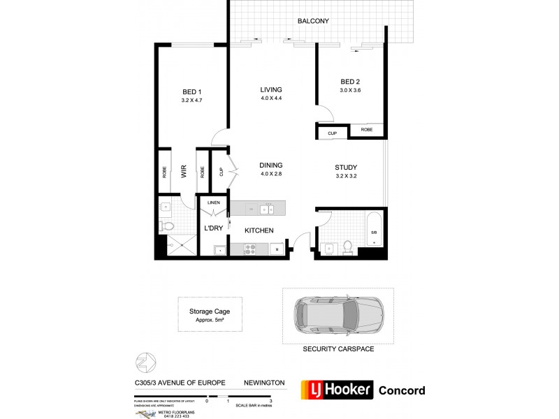 C305/3 Avenue of Europe, Newington NSW 2127 Floorplan