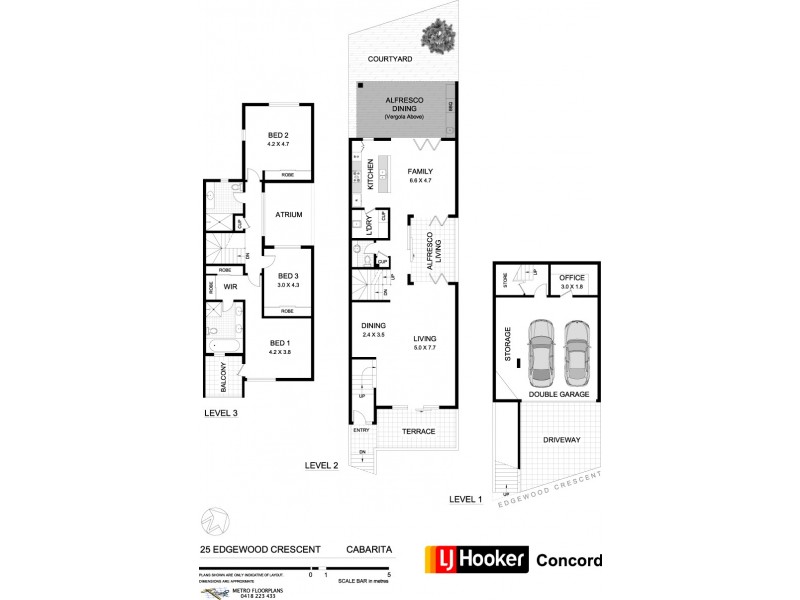 25 Edgewood Crescent, Cabarita NSW 2137 Floorplan