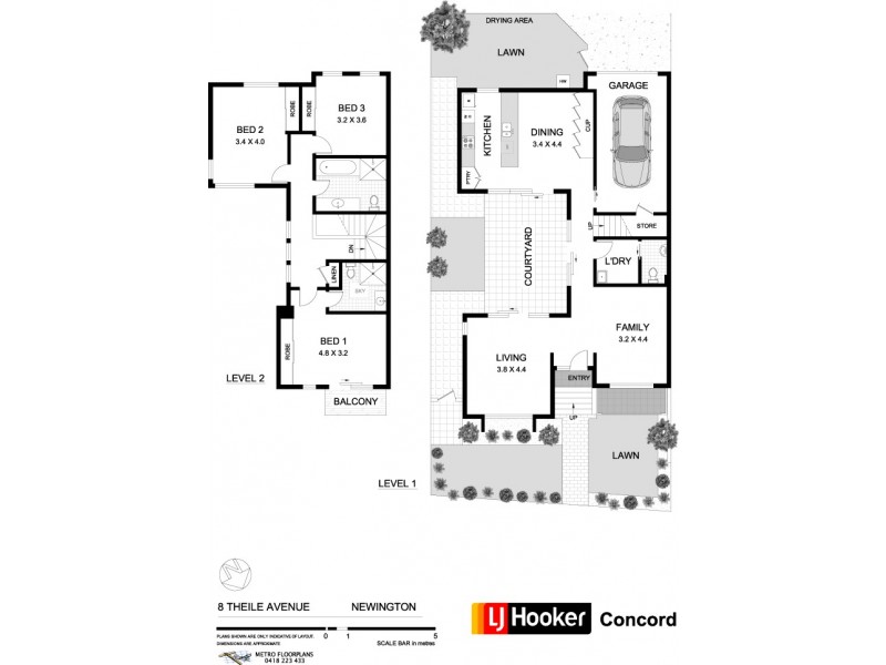 8 Theile Avenue, Newington NSW 2127 Floorplan