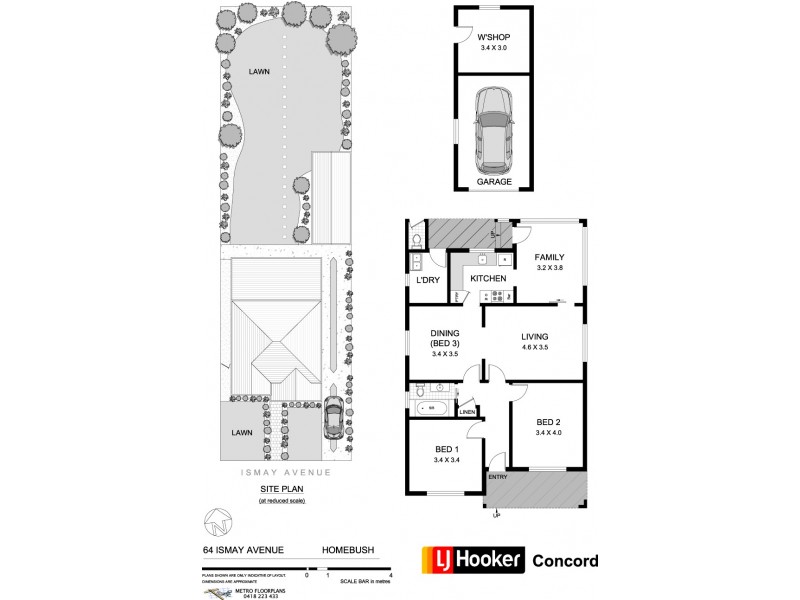 66 Ismay Avenue, Homebush NSW 2140 Floorplan
