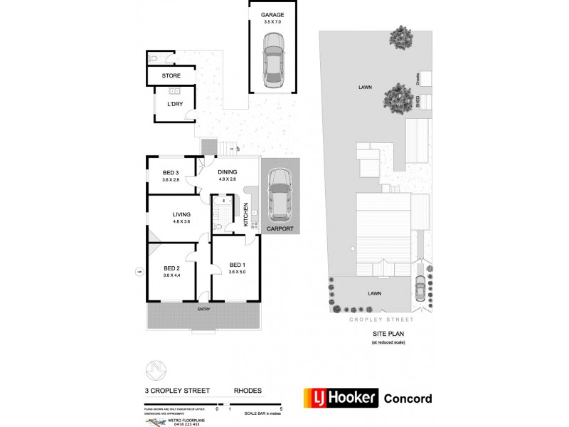 3 Cropley Street, Rhodes NSW 2138 Floorplan