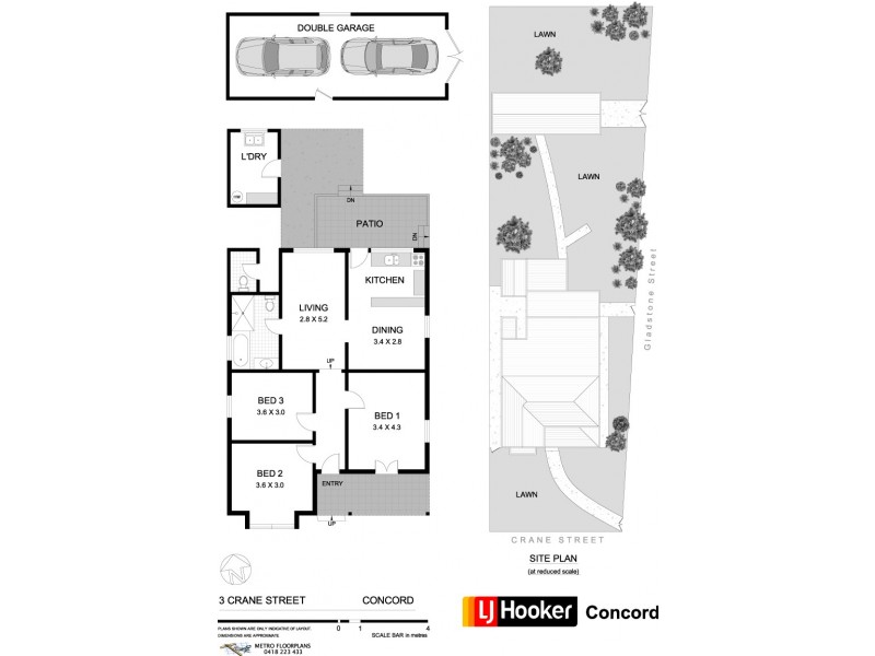 3 Crane Street, Concord NSW 2137 Floorplan