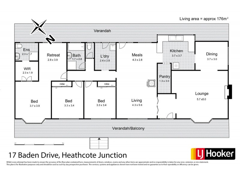 17 Baden Drive, Heathcote Junction VIC 3758 Floorplan