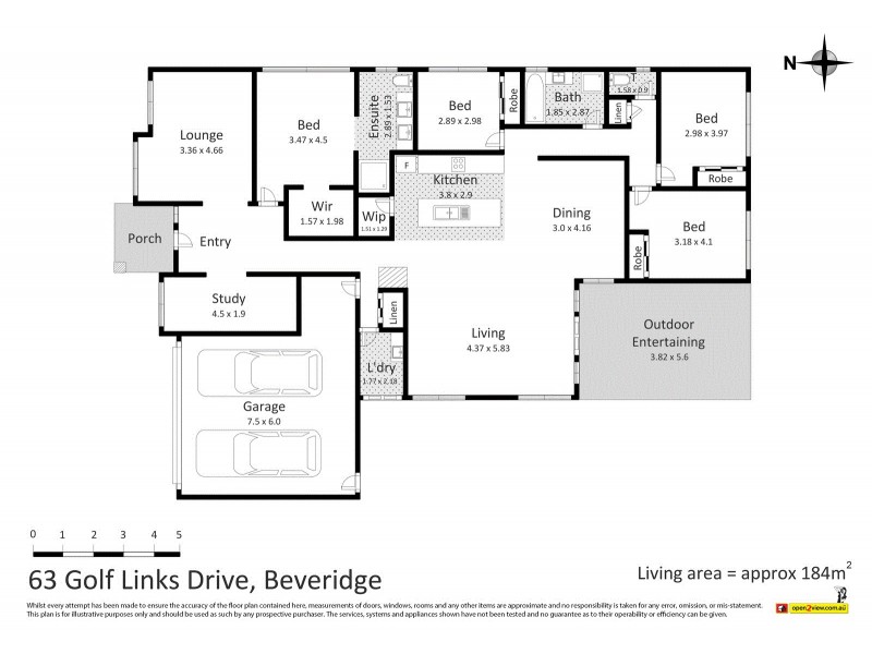 63 Golf Links Drive, Beveridge VIC 3753 Floorplan