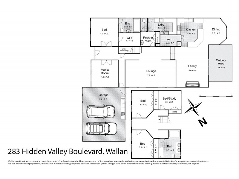 283 Hidden Valley Boulevard, Hidden Valley VIC 3756 Floorplan