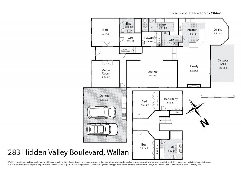 283 Hidden Valley Boulevard, Hidden Valley VIC 3756 Floorplan