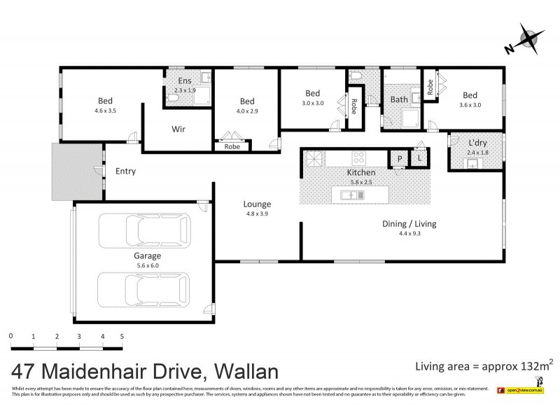 47 Maidenhair Drive, Wallan VIC 3756 Floorplan