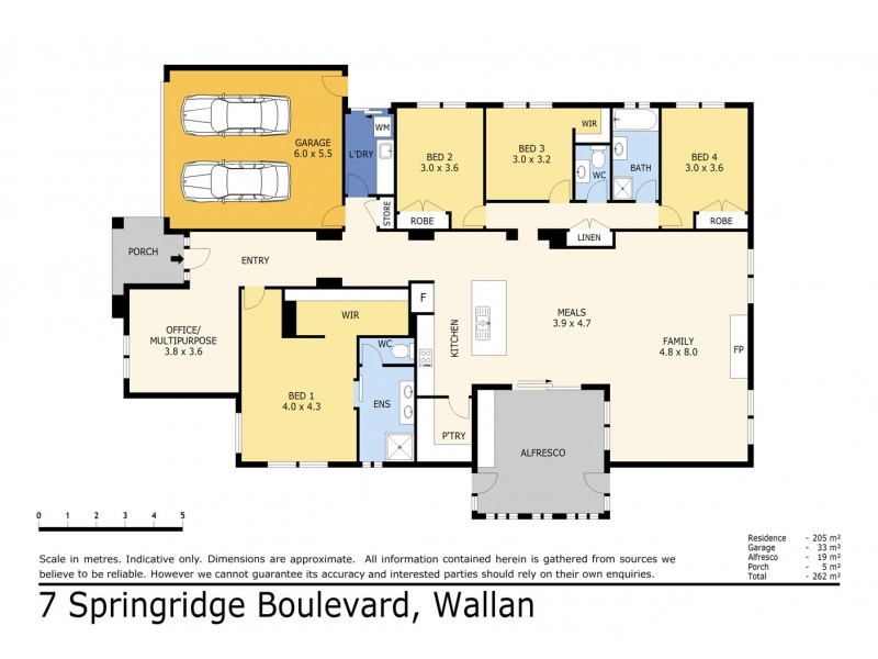 7 Springridge Boulevard, Wallan VIC 3756 Floorplan