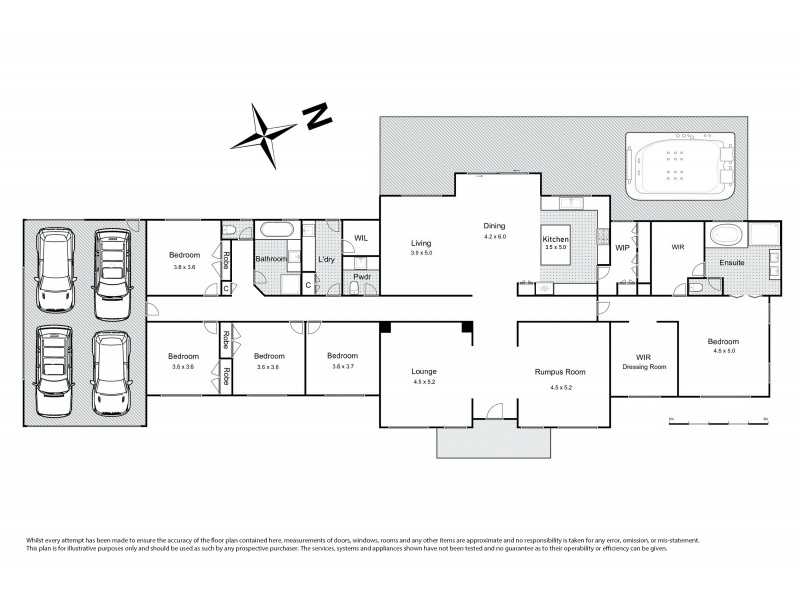 4 Fina Court, Hidden Valley VIC 3756 Floorplan