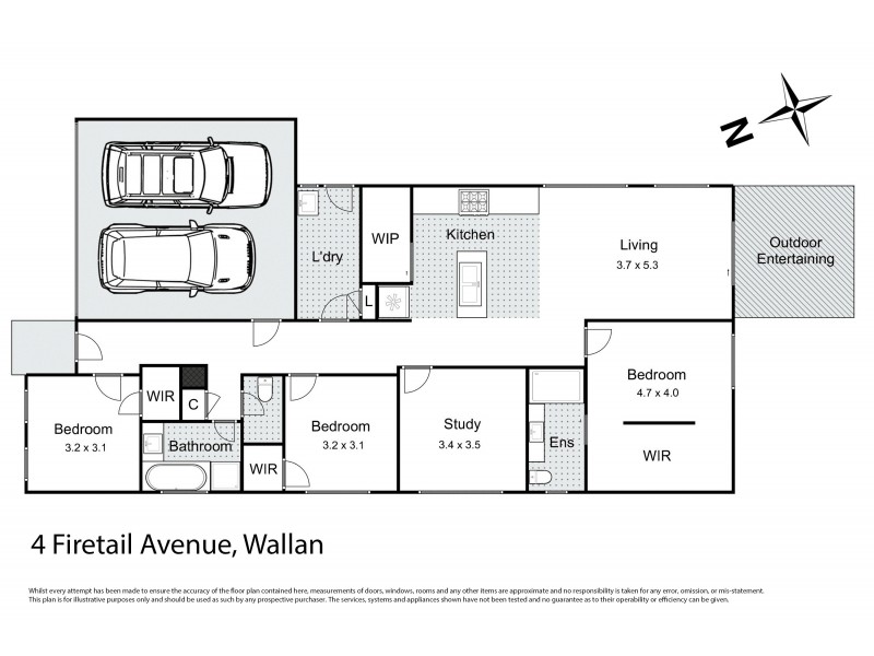 4 Firetail Avenue, Wallan VIC 3756 Floorplan