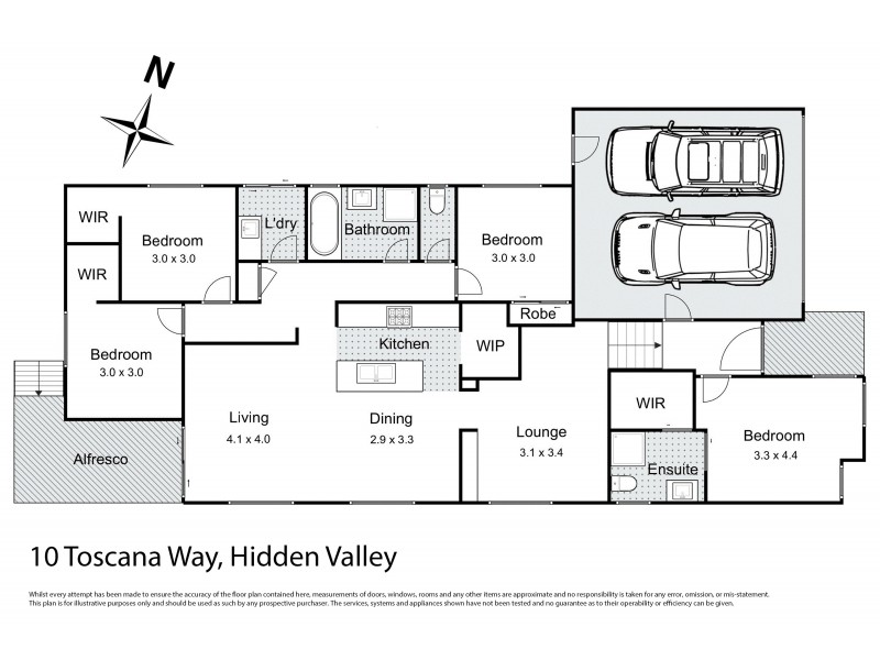 10 Toscana Way, Hidden Valley VIC 3756 Floorplan