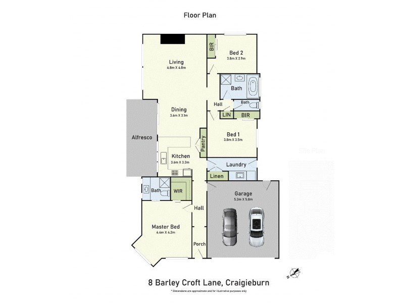 8 Barley Croft Lane, Craigieburn VIC 3064 Floorplan