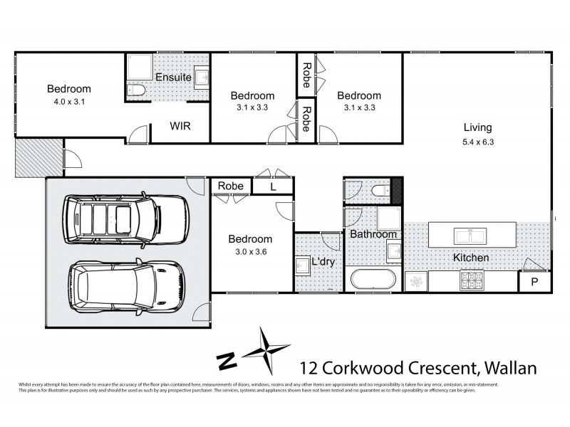 12 Corkwood Crescent, Wallan VIC 3756 Floorplan