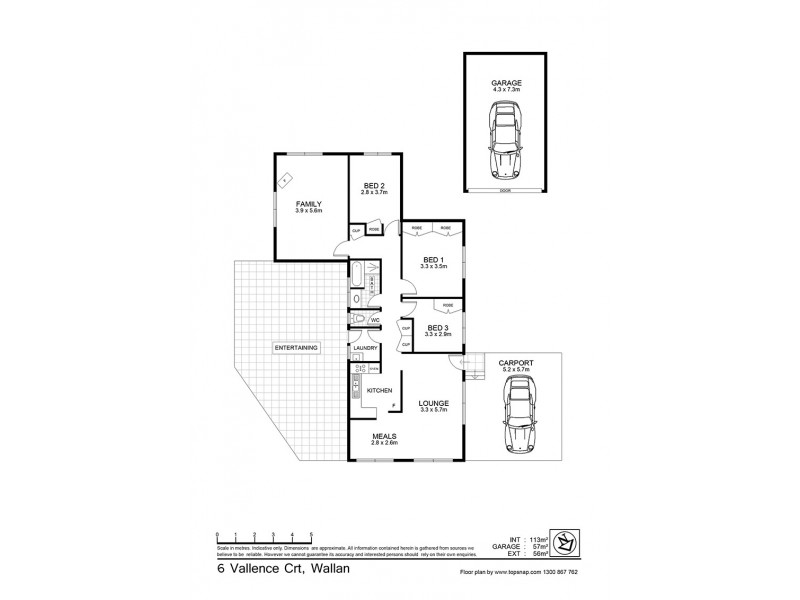 6 Vallence Court, Wallan VIC 3756 Floorplan