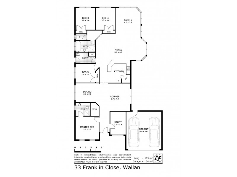 33 Franklin Close, Wallan VIC 3756 Floorplan