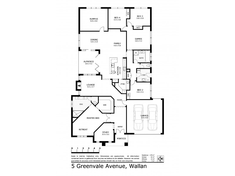 5 Greenvale Avenue, Wallan VIC 3756 Floorplan