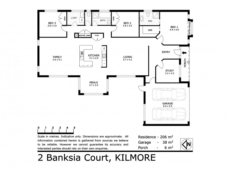 2 Banksia Court, Kilmore VIC 3764 Floorplan