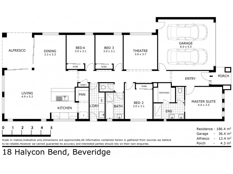 18 Halycon Bend, Beveridge VIC 3753 Floorplan
