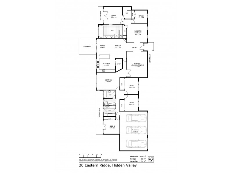 20 Eastern Ridge, Hidden Valley VIC 3756 Floorplan