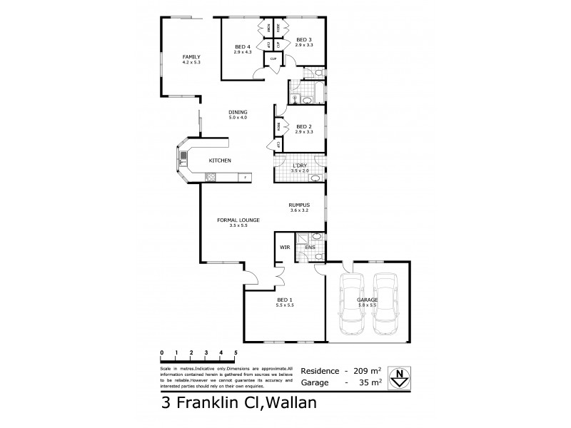 3 Franklin Close, Wallan VIC 3756 Floorplan