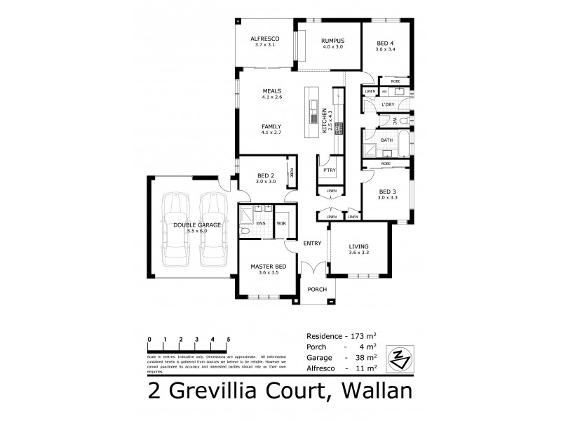 2 Grevillea Court, Wallan VIC 3756 Floorplan