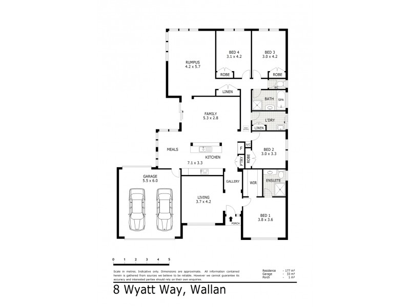 8 Wyatt Way, Wallan VIC 3756 Floorplan