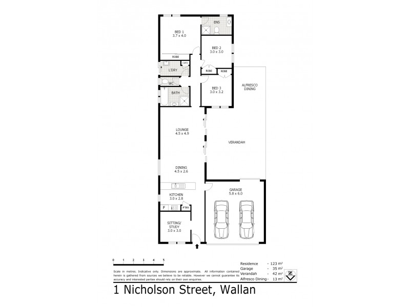 1 Nicholson Street, Wallan VIC 3756 Floorplan