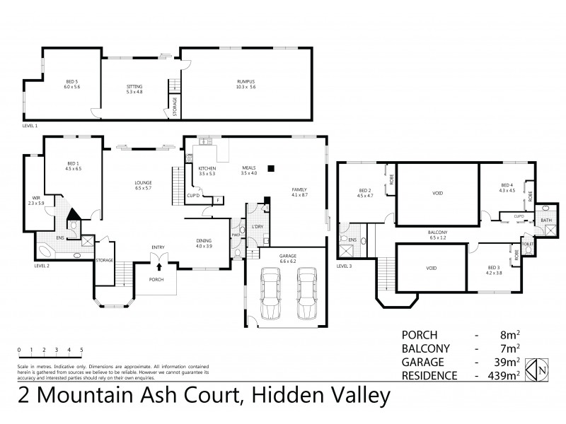 2 Mountain Ash Court, Hidden Valley VIC 3756 Floorplan
