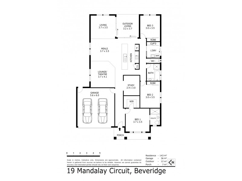19 Mandalay Circuit, Beveridge VIC 3753 Floorplan