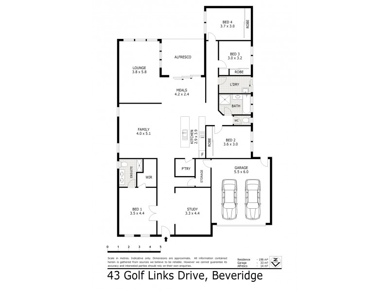 43 Golf Links Drive, Beveridge VIC 3753 Floorplan