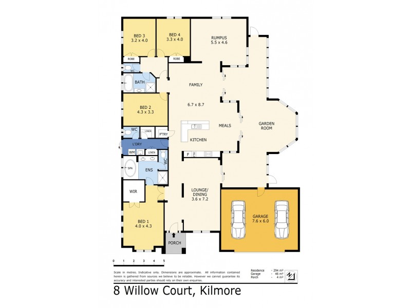 8 Willow Court, Kilmore VIC 3764 Floorplan