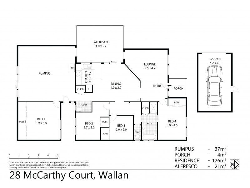 28 McCarthy Court, Wallan VIC 3756 Floorplan