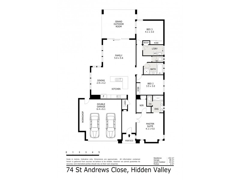 74 St Andrews Close, Hidden Valley VIC 3756 Floorplan