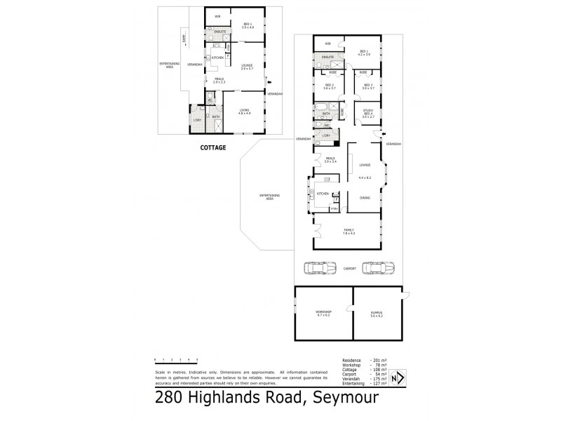 280 Highlands Road, Seymour VIC 3660 Floorplan