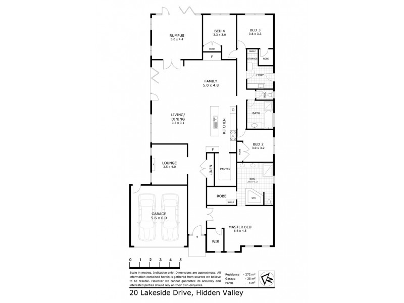 20 Lakeside Drive, Hidden Valley VIC 3756 Floorplan