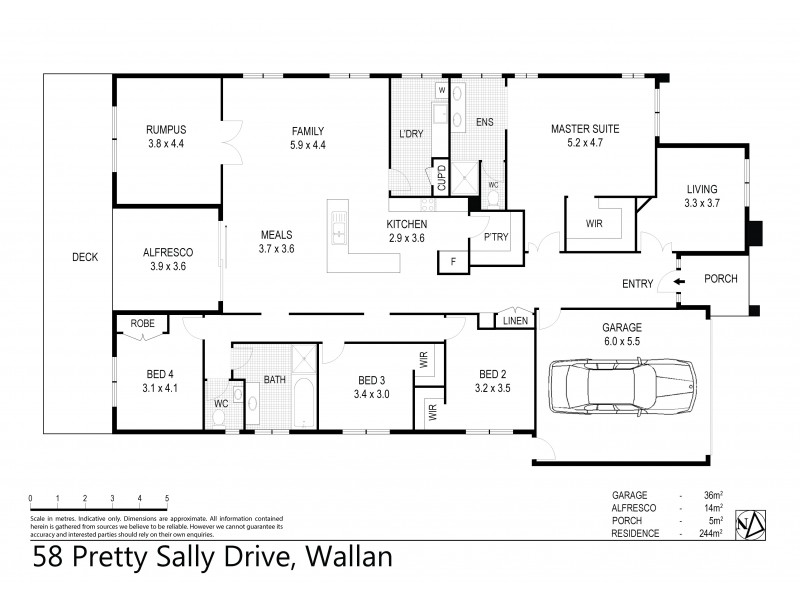 58 Pretty Sally Drive, Wallan VIC 3756 Floorplan