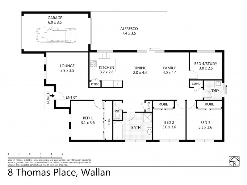 8 Thomas Place, Wallan VIC 3756 Floorplan