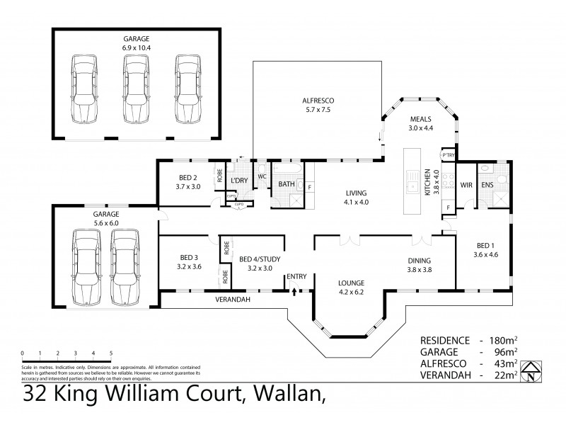 32 King William Court, Wallan VIC 3756 Floorplan