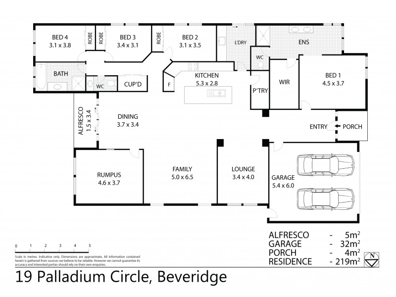 19 Palladium Circle, Beveridge VIC 3753 Floorplan