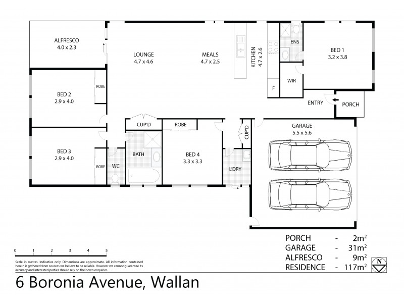 6 Boronia Avenue, Wallan VIC 3756 Floorplan