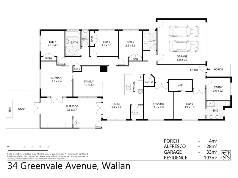 34 Greenvale Avenue, Wallan VIC 3756 Floorplan