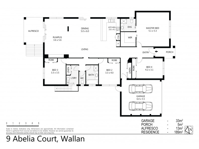 9 Abelia Court, Wallan VIC 3756 Floorplan