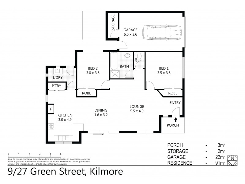 Unit 9/27 Green Street, Kilmore VIC 3764 Floorplan