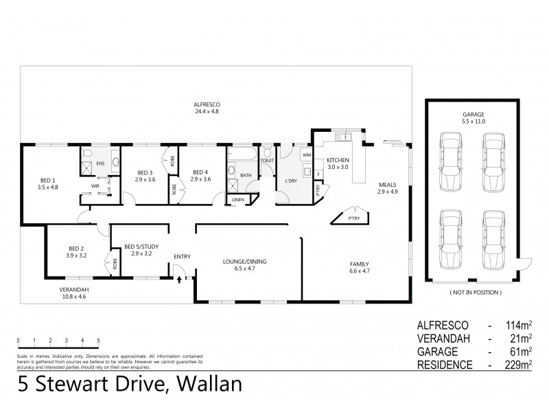 5 Stewart Drive, Wallan VIC 3756 Floorplan