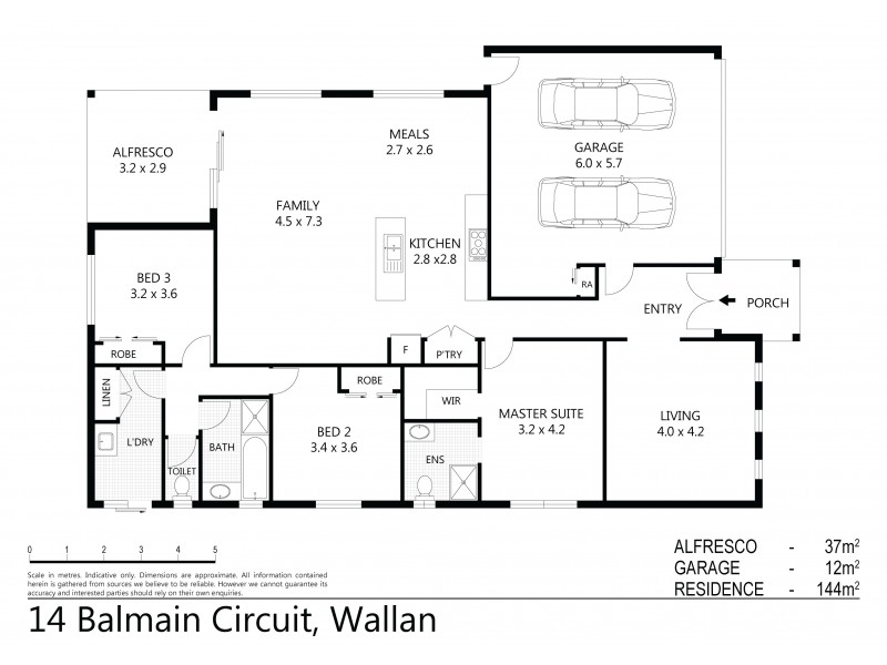 14 Balmain Circuit, Wallan VIC 3756 Floorplan
