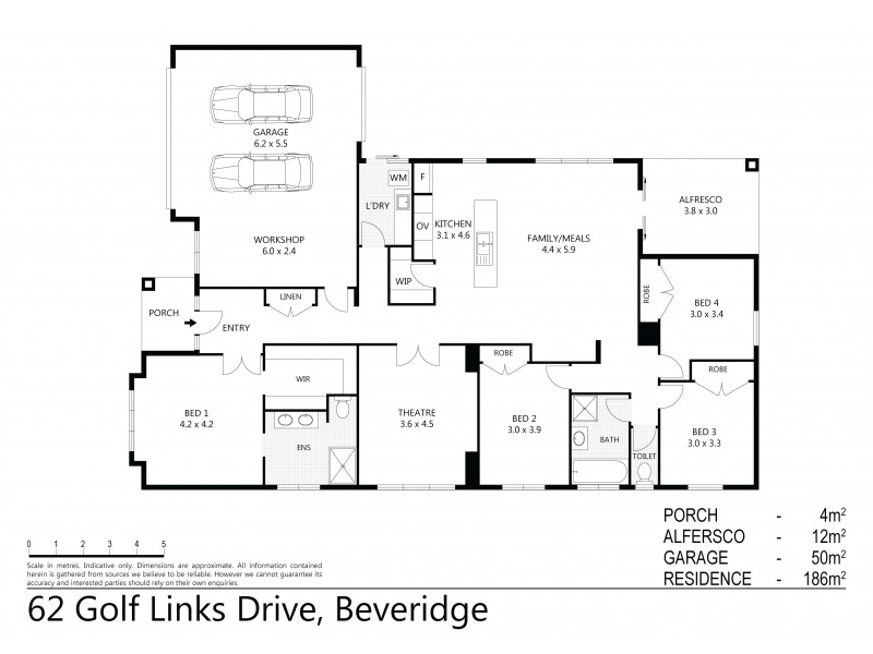 62 Golf Links Drive, Beveridge VIC 3753 Floorplan